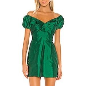 Majorelle Devora Mini Dress in Green